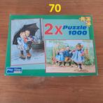 Puzzel 2x 1000 stukjes ontbreken 2 stuks playtime Ot en Sien, Ophalen of Verzenden, 500 t/m 1500 stukjes, Zo goed als nieuw