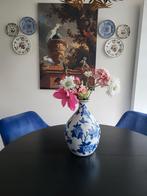 Prachtige blauw witte Riverdale vaas, Blauw, Aardewerk of Porselein, Ophalen of Verzenden, Zo goed als nieuw