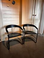 Arrben Italy Canasta Stoelen - Set van 2, Huis en Inrichting, Stoelen, Ophalen, Gebruikt, Twee, Zwart