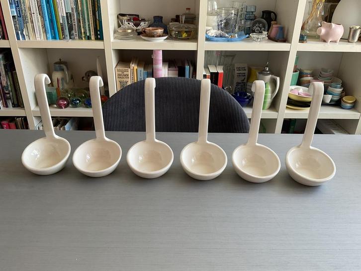 6x Royal Boch Royal Multiple Spoons voor amuses, snacks, …, Huis en Inrichting, Keuken | Servies, Zo goed als nieuw, Overige typen
