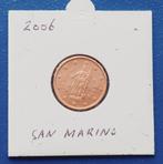 San Marino 2 eurocent - 2006 UNC, Verzenden, San Marino, 2 cent, Losse munt