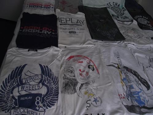 18 T-shirt XL: 17 Replay 1 Hilfiger 6 NIEUW 12 Pre-owned p s, Kleding | Heren, T-shirts, Zo goed als nieuw, Maat 56/58 (XL), Wit