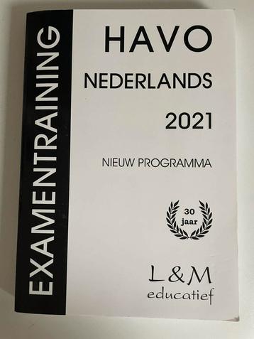 Examentraining havo Nederlands 2021 beschikbaar voor biedingen