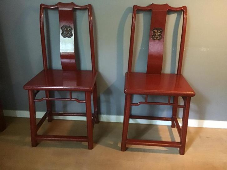 Chinese stoelen Ming stijl 2, Antiek en Kunst, Antiek | Meubels | Stoelen en Banken, Ophalen