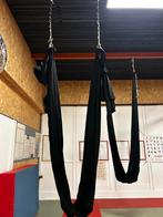 Aerial Yoga Doeken Set - Zwart, incl. ophanging, Sport en Fitness, Ophalen of Verzenden, Zo goed als nieuw, Armen, Overige typen