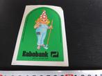 stickers strip RABOBANK Kabouter Groen, Verzamelen, Stickers, Ophalen, Zo goed als nieuw, Overige typen