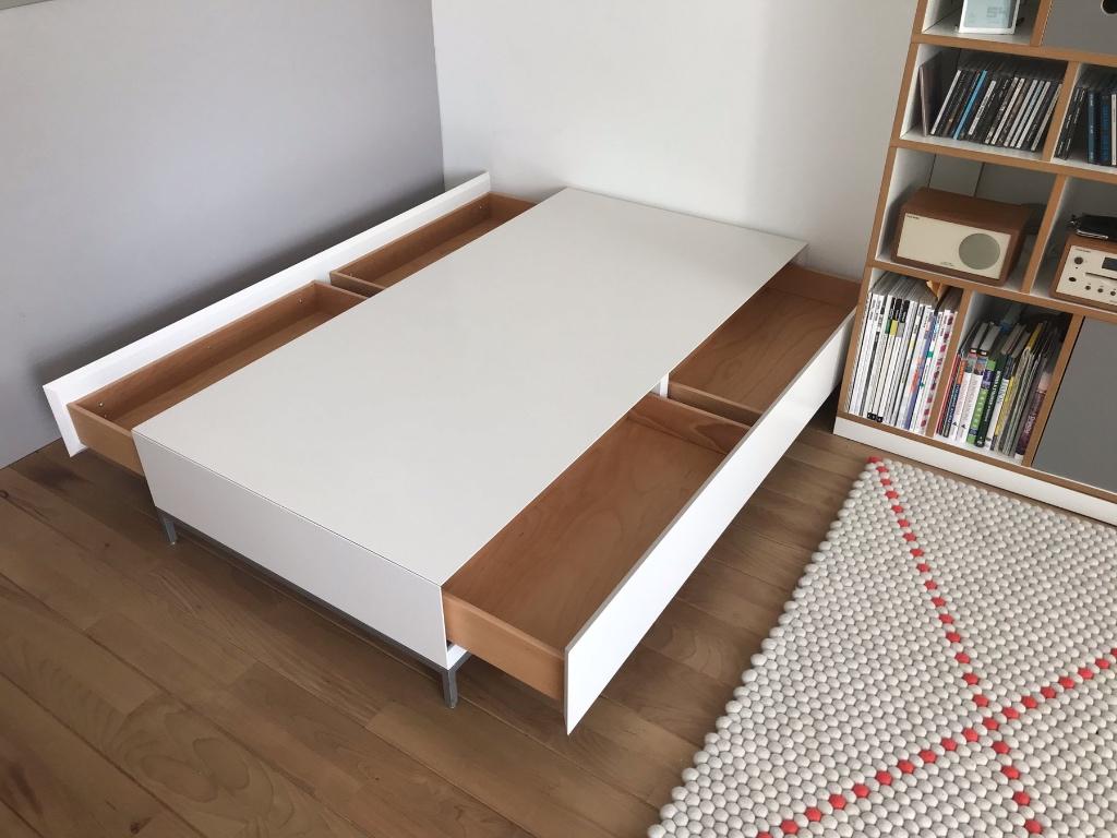 Pastoe Vision salontafel / opbergmeubel, Ophalen, Gebruikt, Overige materialen, 100 tot 150 cm