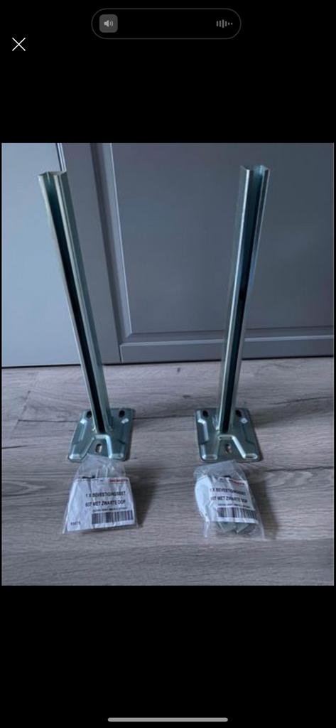 2x Standconsole inclusief ophangset voor 40cm radiator, Ophalen of Verzenden, Nieuw, Overige typen, 30 tot 80 cm