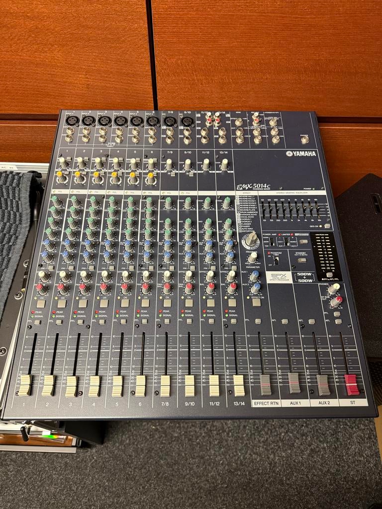 Yamaha EMX5014C Powered Mixer - Zeer Goede Staat, Ophalen, Zo goed als nieuw
