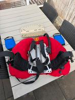 OMS Wing met RVS/Alu backplate, loodpockets en v-weight, Watersport en Boten, Duiken, Ophalen of Verzenden, Gebruikt, Trimvest of Wing