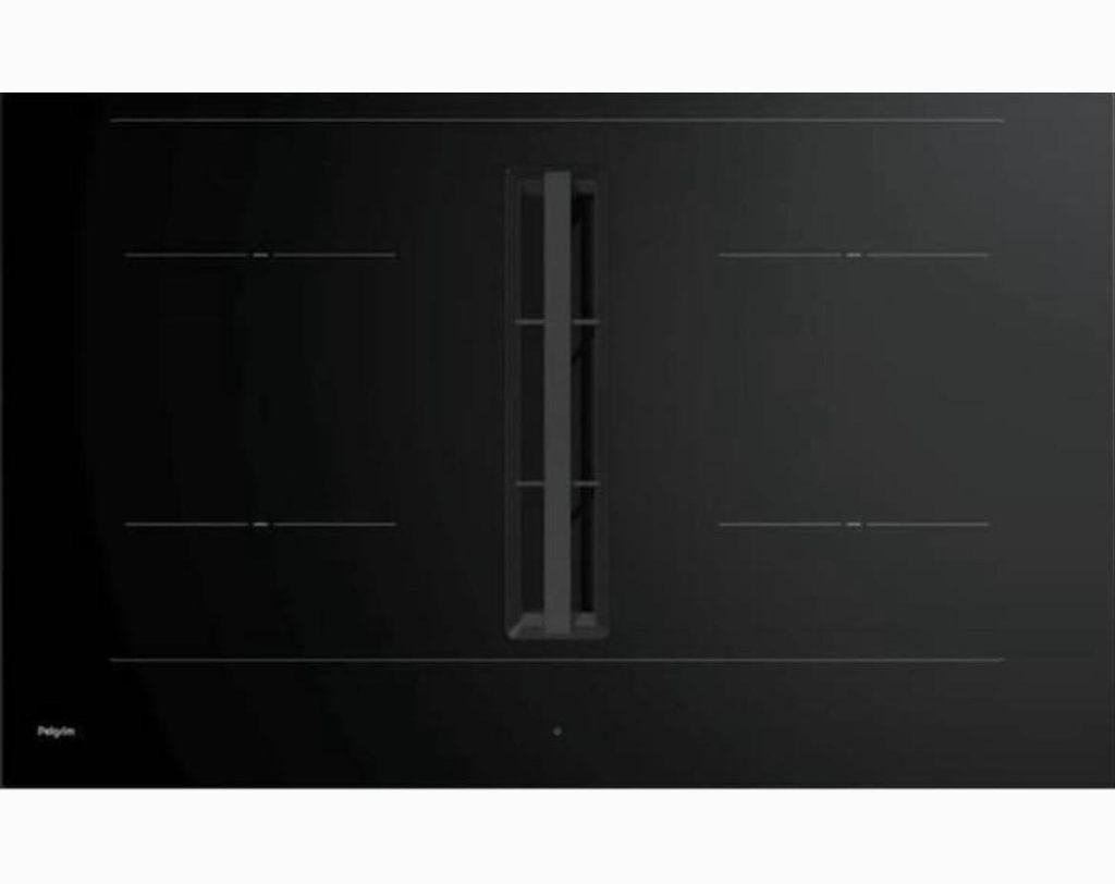 Inductie met afzuig Pelgrim IKR9082R, Ophalen, Nieuw, 4 kookzones, Energieklasse A of zuiniger