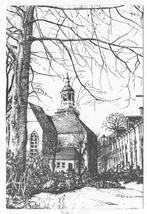 Almelo De grote Kerk Gelopen  Ansichtkaart    (B7933), Verzamelen, Ansichtkaarten | Nederland, Ophalen of Verzenden, 1980 tot heden