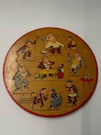 Vintage houten kinderpuzzel Simplex met aapjes, Gebruikt, 10 tot 50 stukjes, Ophalen of Verzenden, Van hout