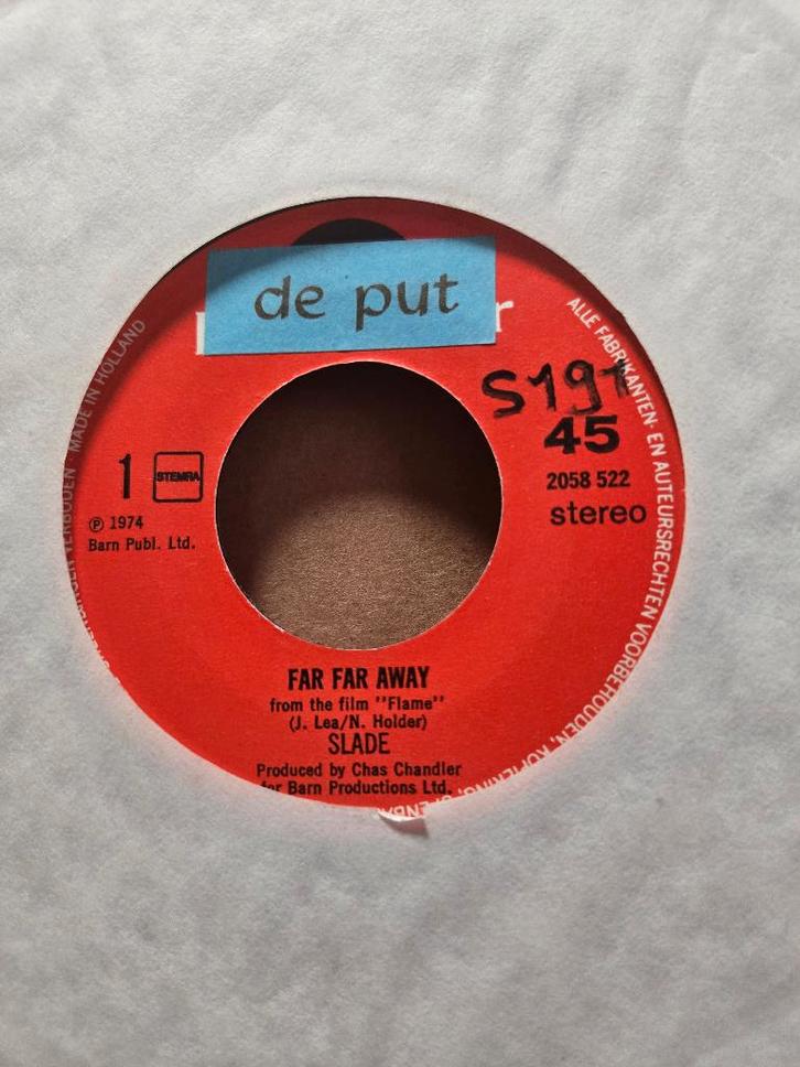 Slade - Far far away, Cd's en Dvd's, Vinyl Singles, Gebruikt, Single, Pop, 7 inch, Ophalen of Verzenden
