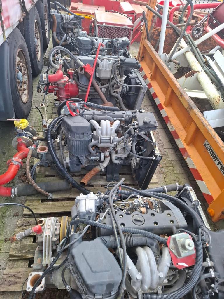 Diesel waterpomp brandweer beregening, Ophalen, Dieselmotor