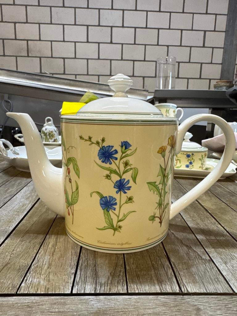 Villeroy & Boch Eden Theepot - Fine Vilbo China NIEUW, Overige typen, Ophalen of Verzenden, Zo goed als nieuw, Overige stijlen