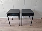 Twee Ikea Nyboda bijzettafels/nachtkastjes, Ophalen, Rond, Minder dan 55 cm, 45 tot 60 cm