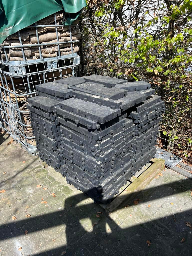 Leigro tenttegels / vloertegels voor voortent/uitbouw, Ophalen, Gebruikt