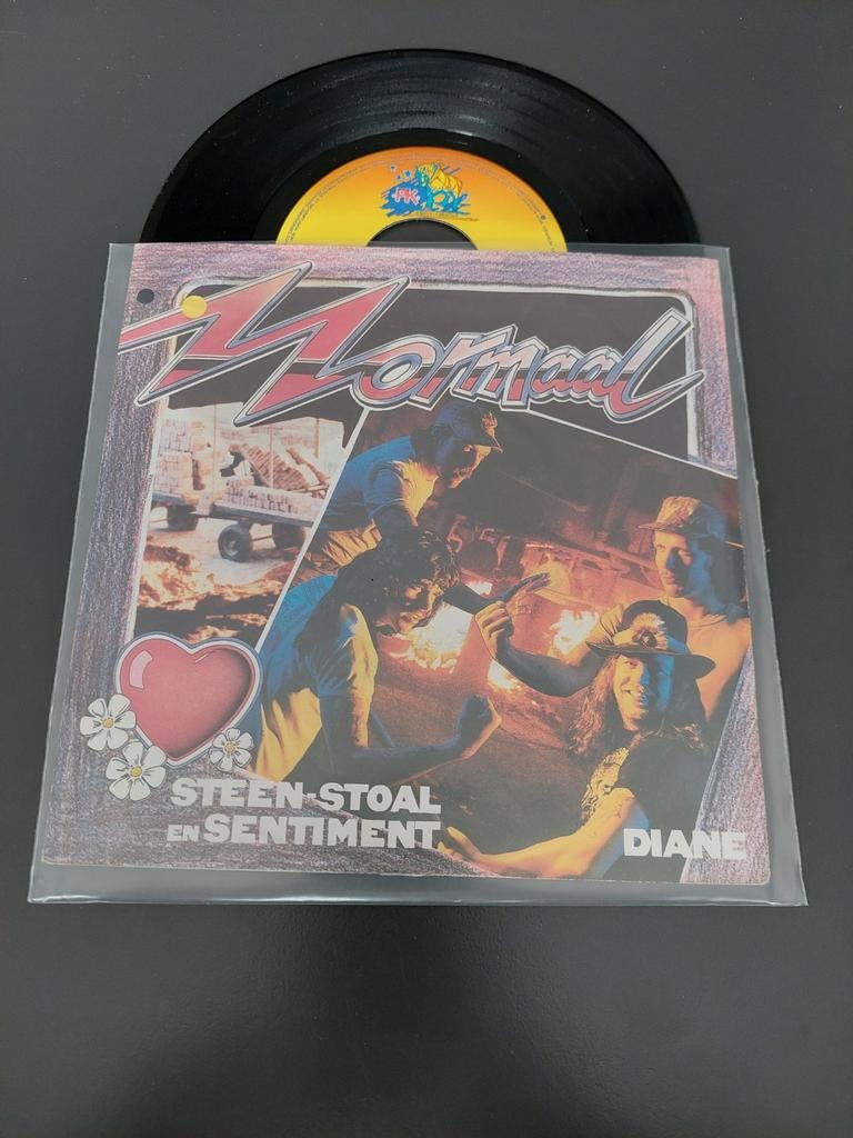 Normaal steen-stoal en sentiment, Ophalen of Verzenden, Gebruikt, 7 inch, Levenslied of Smartlap