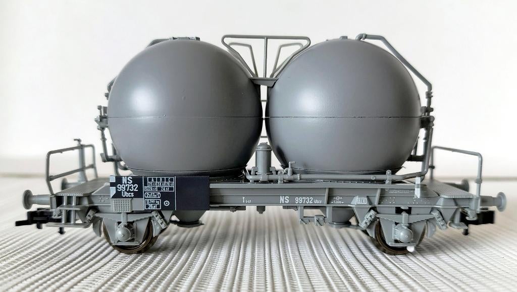 NS bollenwagen Ubcs - Roco artikel 46863, Gelijkstroom, Analoog, Wagon, Ophalen of Verzenden