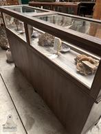 Originele houten toonbankvitrine winkel musea ca 1920, Ophalen of Verzenden