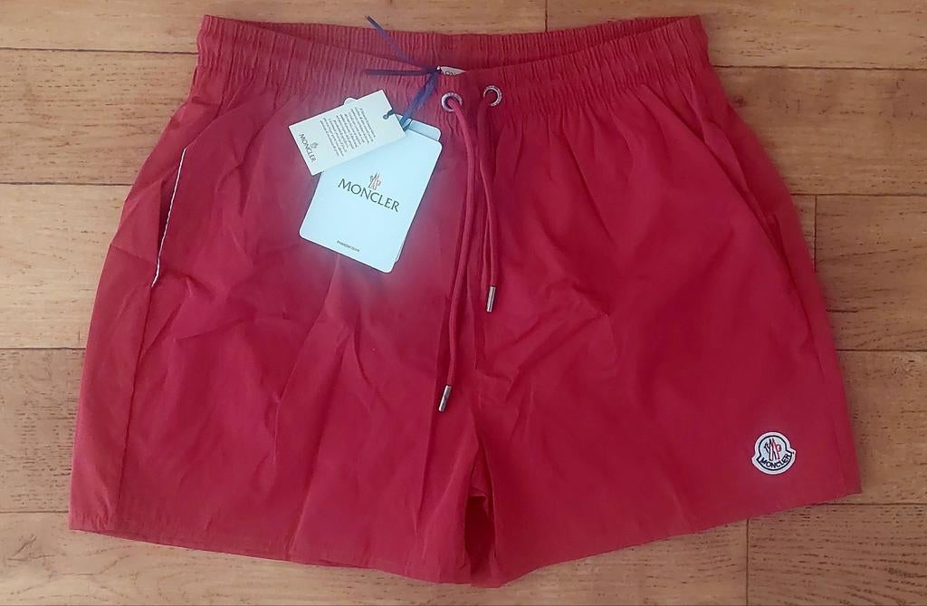 Moncler Zwemshort maat S /46, Kleding | Heren, Badmode en Zwemkleding, Moncler, Verzenden, Zwemshort, Rood