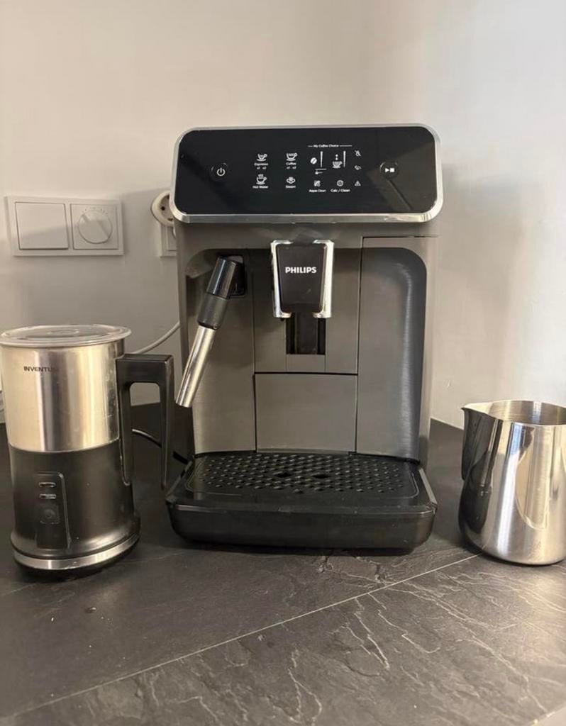 Philips Volautomatische Espressomachine met Melkopschuimer, Afneembaar waterreservoir, Espresso apparaat, Gemalen koffie, Ophalen of Verzenden