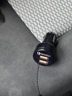 Autolader aukey cc-t8 car charger dual usb 3.0 auto lader, Ophalen of Verzenden, Zo goed als nieuw