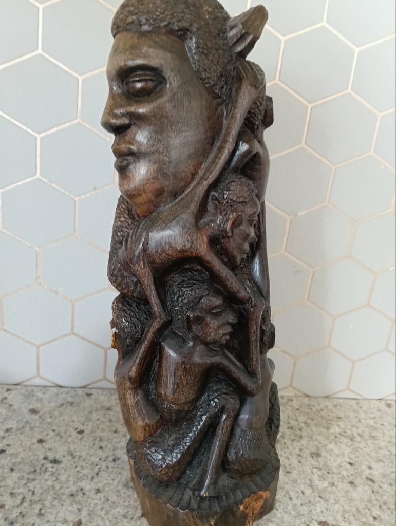 Makonde stamboom levensboom., Ophalen of Verzenden