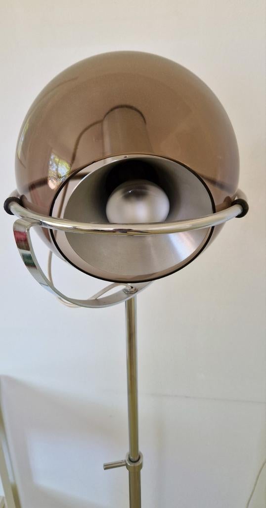 vintage RAAK Globe vloerlamp - Frank Ligtelijn, Ophalen, Glas, 150 tot 200 cm