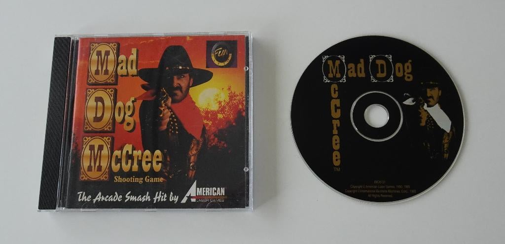Mad Dog McCree compleet - PC / DOS CD-Rom, 1 speler, Ophalen, Zo goed als nieuw, Vanaf 3 jaar