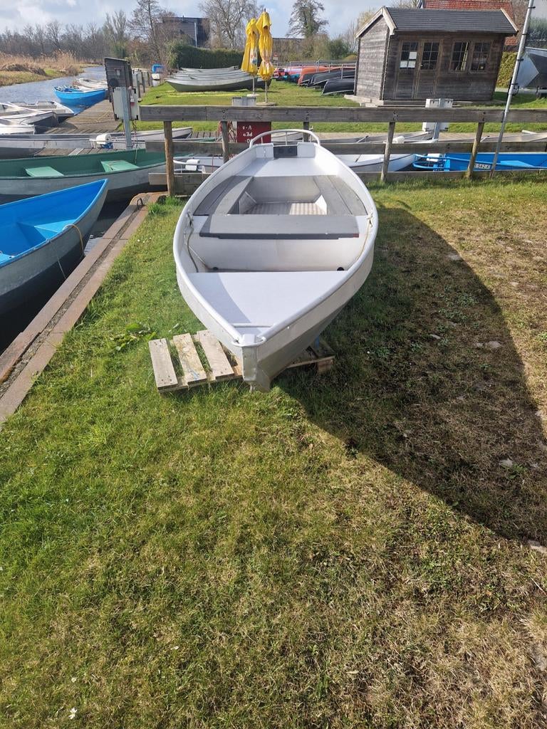 Aluminium punter, Watersport en Boten, Ophalen, Motor en Techniek, Motorboot