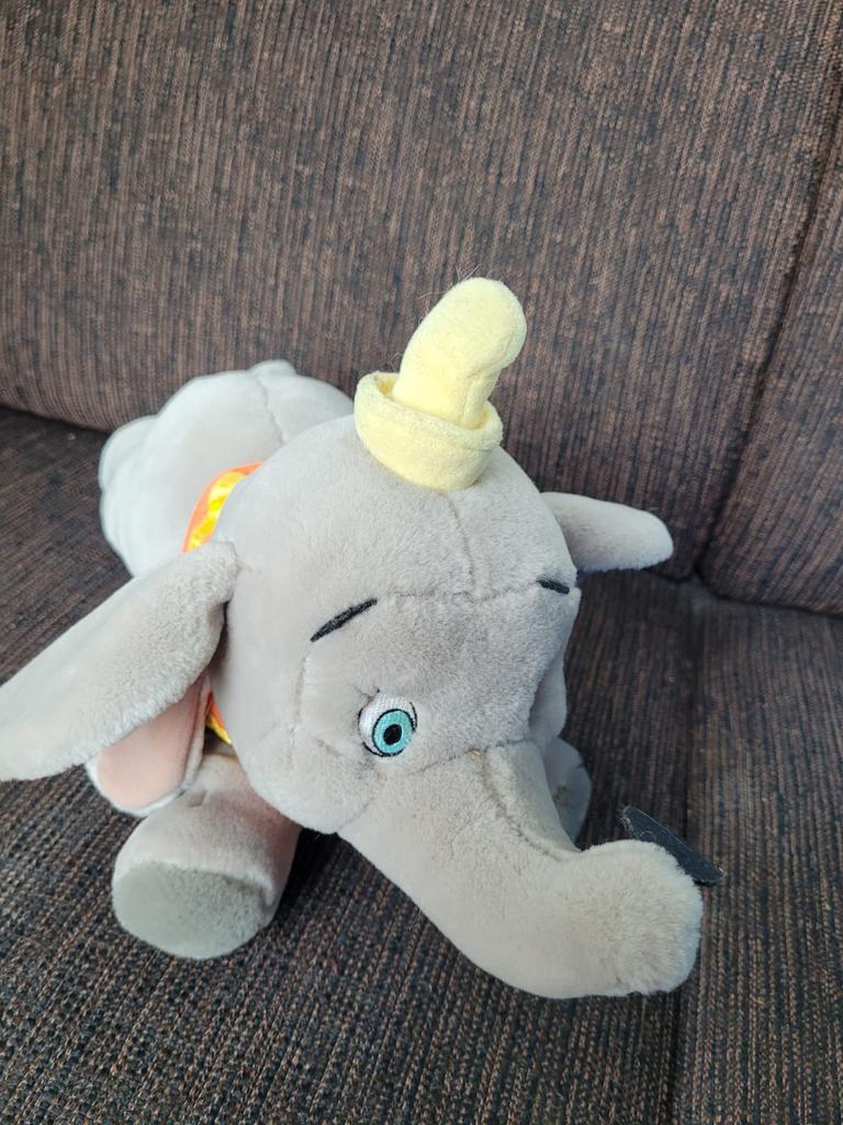 Dombo knuffel olifanten olifant dombo, Disney, Ophalen of Verzenden, Gebruikt, Olifant