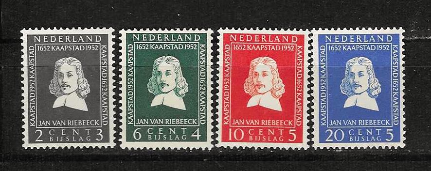 Nederland 578-581 postfris, Postzegels en Munten, Postzegels | Nederland, Ophalen of Verzenden, Na 1940, Postfris