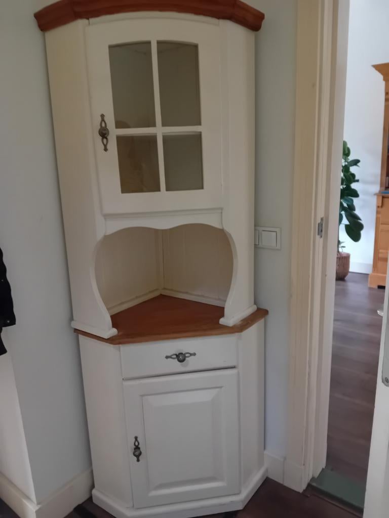 Bovengedeelte van een hoekkastje, Ophalen, Gebruikt, 100 tot 150 cm, 100 tot 150 cm