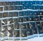 Hanger goud hartje met bloem stainless steel goldplated 22k