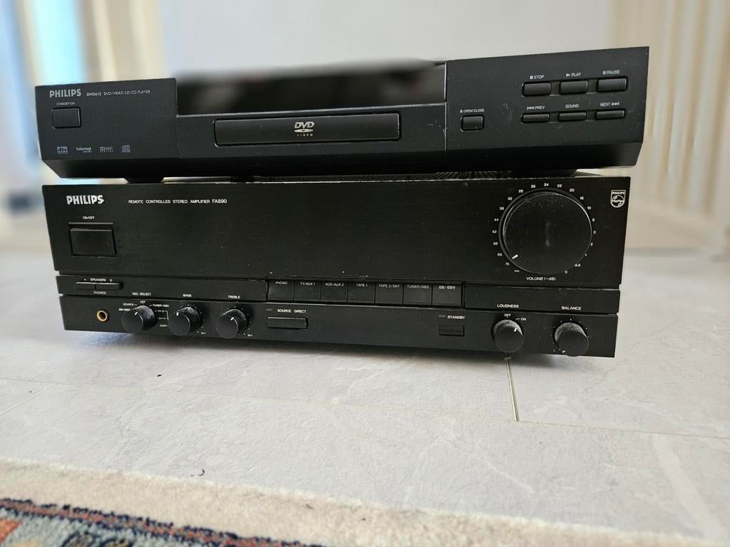 Philips versterker en DVD-CD speler, Ophalen of Verzenden, Philips