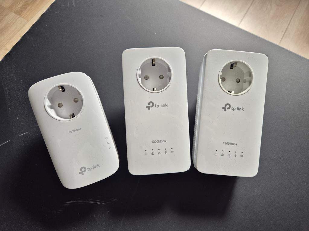 TP-Link AV1300 gigabit powerline adapters met wifi extender, Computers en Software, Powerlines, Ophalen of Verzenden, Zo goed als nieuw