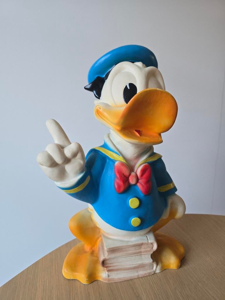 Zeldzame vintage antieke grote gemerkte Donald Duck €99 !!, Ophalen of Verzenden, Donald Duck, Zo goed als nieuw, Beeldje of Figuurtje