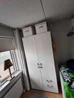 Slaapkamer Finn wit eiken met touwaccenten, Ophalen, Gebruikt, Eenpersoons, Modern