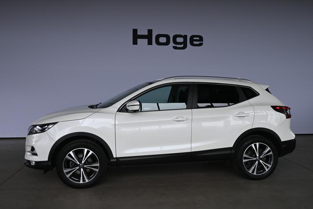 Nissan QASHQAI 1.2 N-Connecta Clima Navigatie Panoramadak De, Stof, Gebruikt, 4 cilinders, Met garantie (alle)