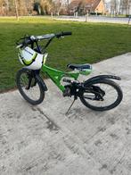 Kawasaki crossfiets met helm - klaar voor de volgende ronde!, Fietsen en Brommers, Fietsen | Crossfietsen en BMX, Ophalen, Gebruikt