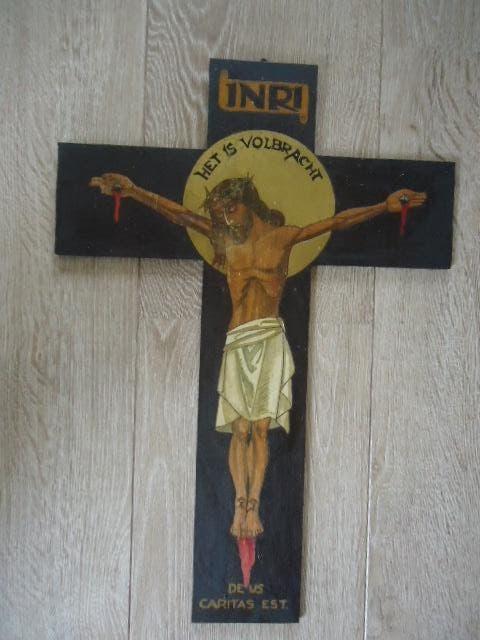 houten kruis, Ophalen of Verzenden