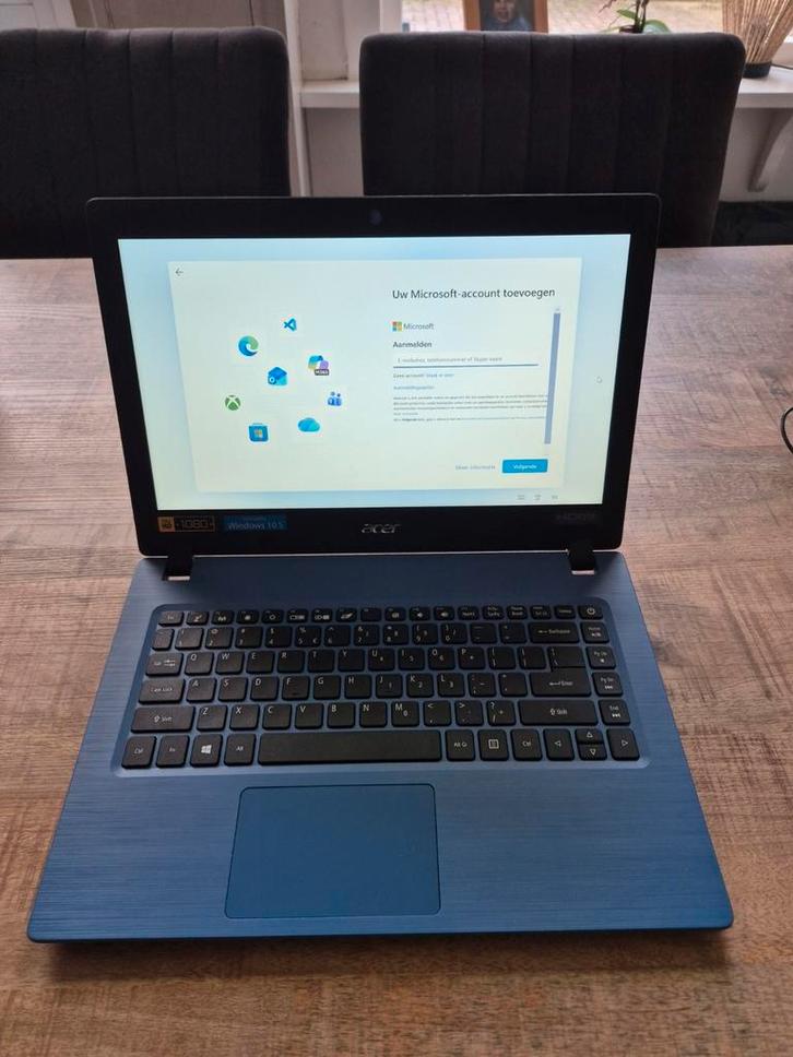 Acer Aspire laptop, Computers en Software, Chromebooks, Zo goed als nieuw, 14 inch, 4 GB of minder, 64 GB, Ophalen of Verzenden