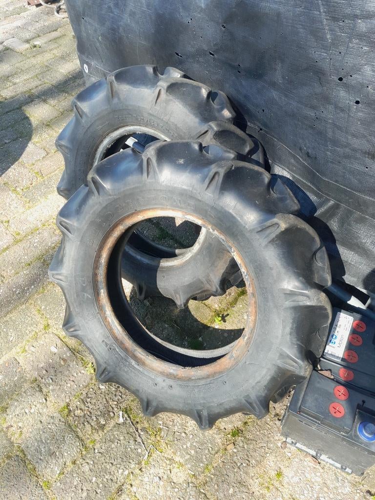 Mini trekker voorbanden, Ophalen, Gebruikt