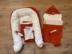 Baby uitzet set: babynestje, boxkleed, voetenzak, etc., Ophalen, Zo goed als nieuw, Jongetje of Meisje