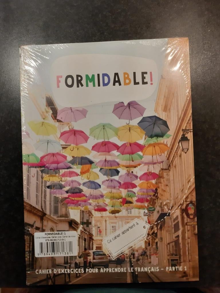Formidable deel 1 werkboek en schrift, Frans, Ophalen of Verzenden, Overige niveaus, Nieuw