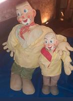  Uniek Duo: Vintage Clowns- / Buikspreekpoppen (Jaren '40/, Ophalen of Verzenden