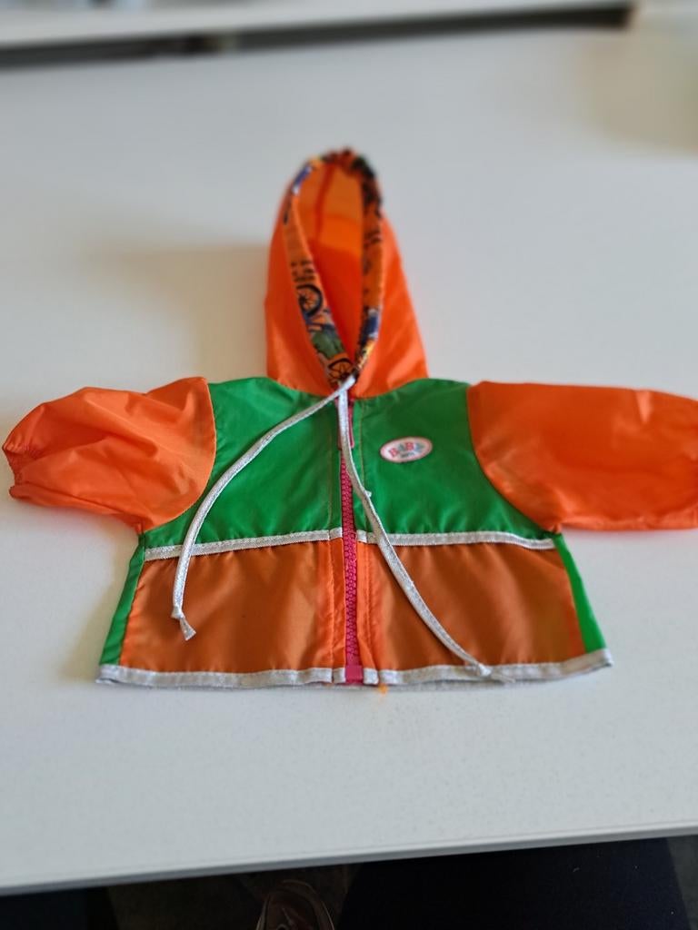 Baby Born Regenjasje - Oranje/Groen, Ophalen of Verzenden, Gebruikt, Babypop