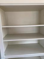 Witte interlubke boekenkast met 3 planken, Ophalen, Met plank(en), Gebruikt, 50 tot 100 cm